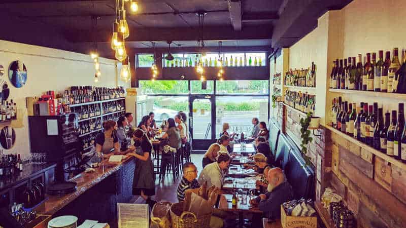 Image of patrons enjoying wine at a Geelong Wine Bar