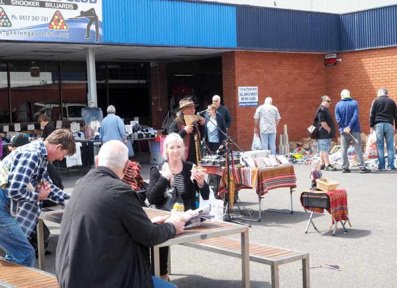 People at Beckley Park Market