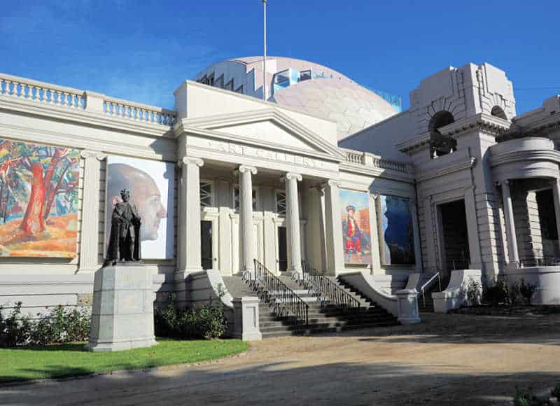 Image of Geelong Art Gallery in Johnstone Park Geelong.