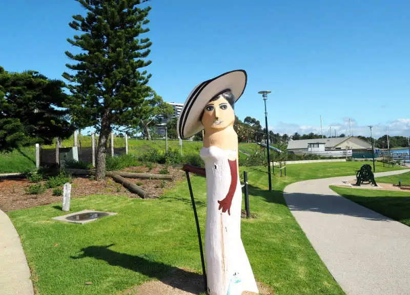 Photo of Geelong Baywalk bollard Carrie Moore.