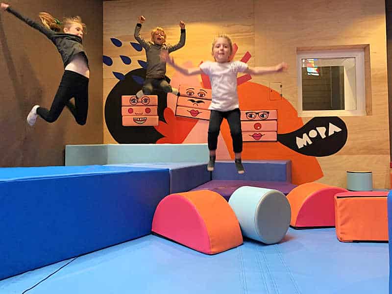 Kids playing at MOPA the Museum Of Play And Art in Geelong.