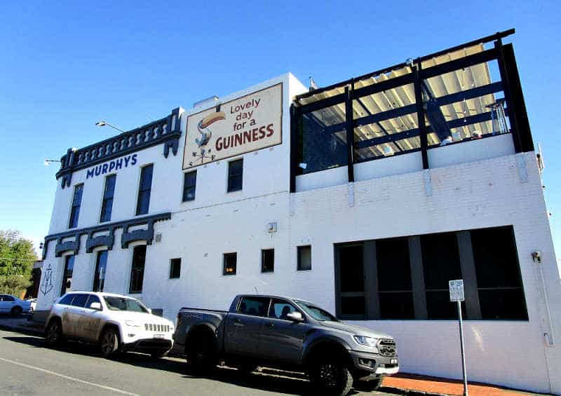 Street view of Murphys Geelong also known as Murphys Irish Pub