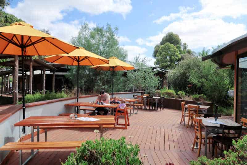 Alfresco area at Cafe Narana.