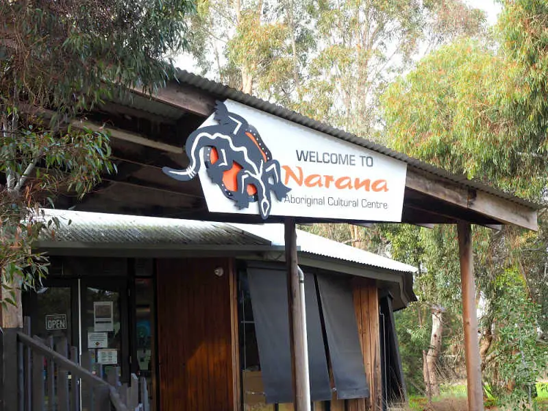 Image of the entrance to Narana Aboriginal Cultural Centre