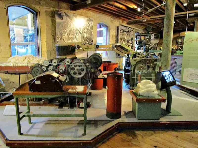 Geelong museum machinery display