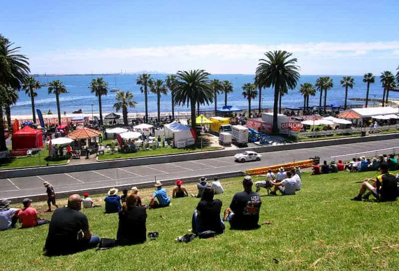 Spectators at Geelong Revival a great Geelong event for families.