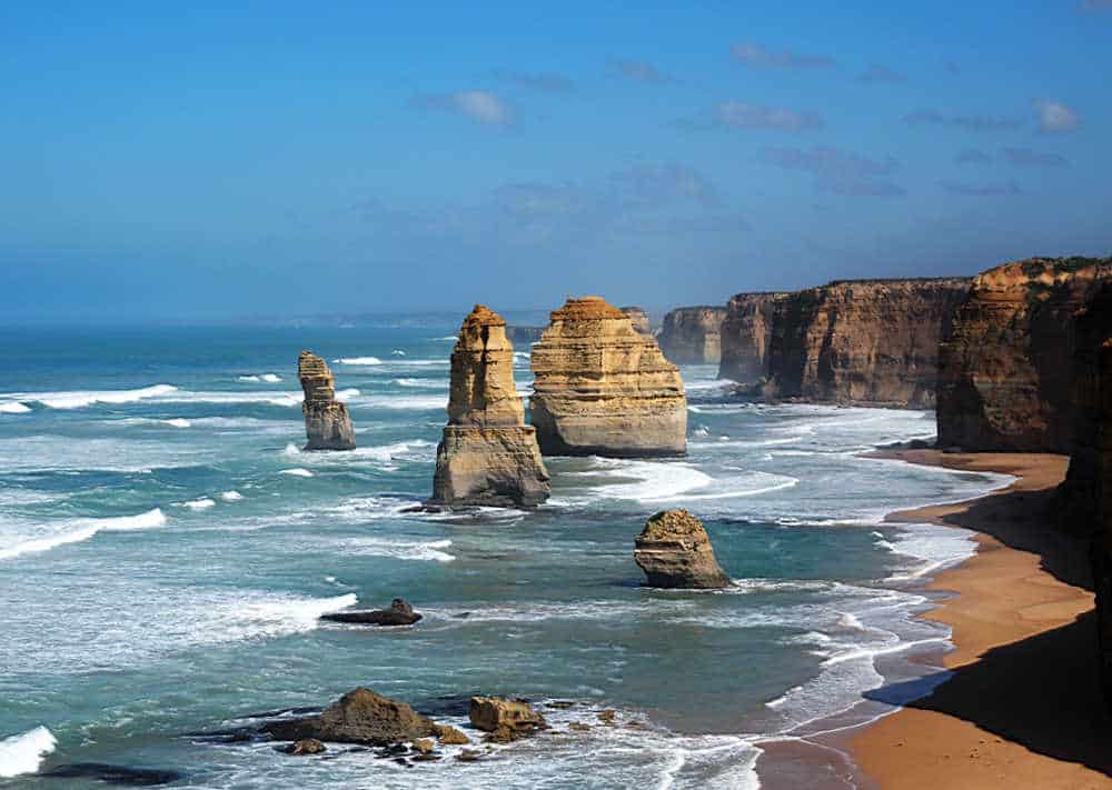 12 Apostles on the Great Ocean Road in Victoria Australia.