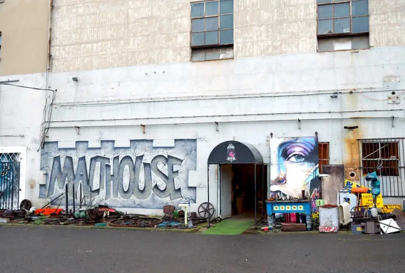 Entrance to Vintage Warehouse.