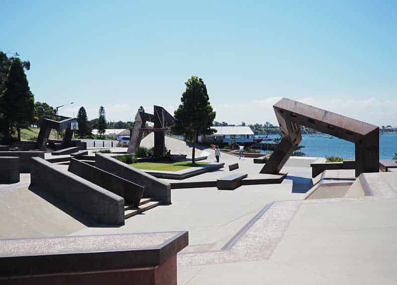 Geelong Skatepark at the Waterfront Youth Activities Area.