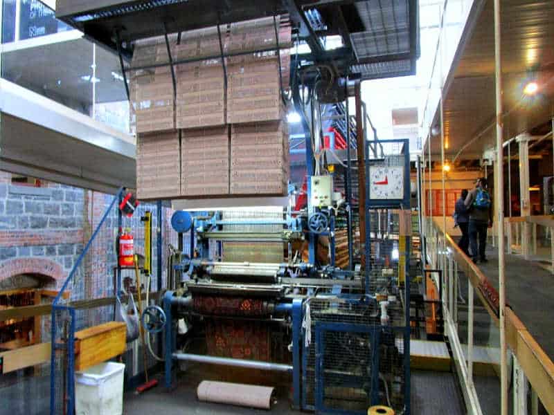 Geelong Wool Museum Axminster Carpet Loom